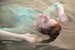 wet girl wet hair get wet blouse leggings high heels swim fully clothed water lake