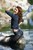 wetlook wet girl swims in clothes skinny tight black jeans shirt wetfoto