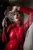 wet red vinyl catsuit wetfoto