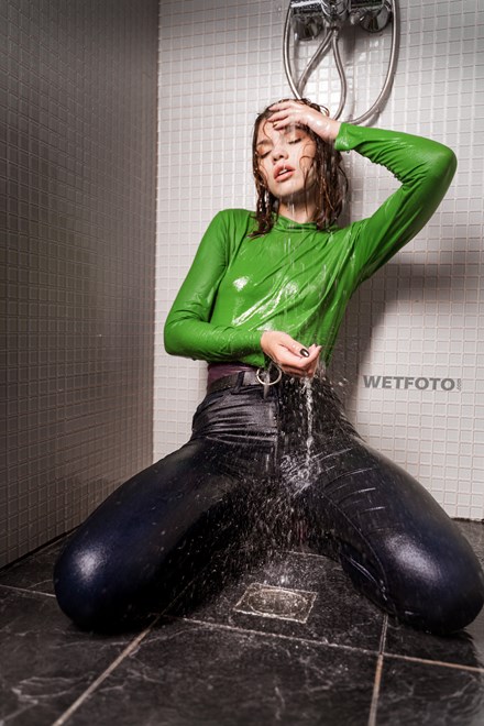 fully clothed wetlook